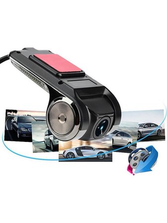 OEM Yüksek Çözünürlüklü Araç İçi Kayıt Kamerası 1080p 150° Görüş Açılı USB Bağlantılı