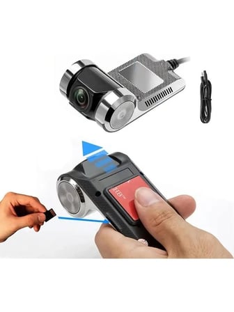 OEM Yüksek Çözünürlüklü Araç İçi Kayıt Kamerası 1080p 150° Görüş Açılı USB Bağlantılı
