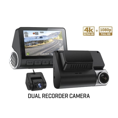 FOR-X X30DVR ARAÇ KAYIT KAMERASI 4K+1080P