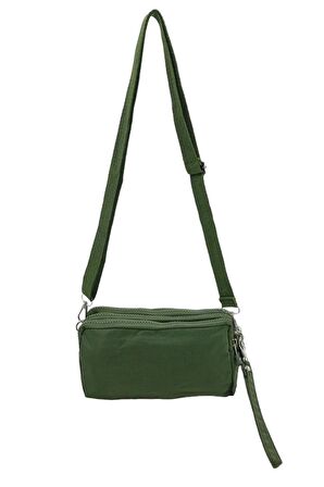 Klinkır Kumaş Mini Çapraz Askılı Kadın Çanta 571 Collection Yağmur Geçirmez El Çantası 