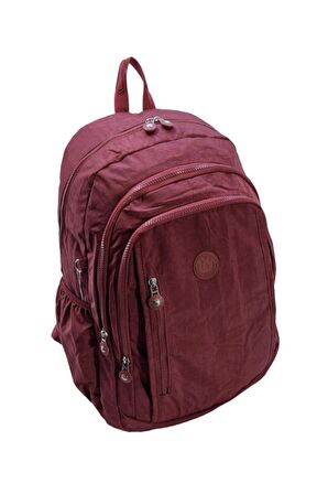  Klinkır Kadın Sırt Çantası Büyük Boy Yağmur Geçirmez Hafif Kumaş Çok Cepli Kadın Okul Sırt Çantası 45 Cm