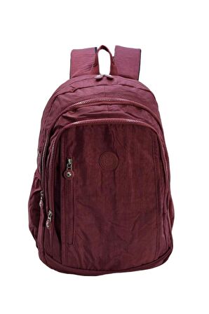  Klinkır Kadın Sırt Çantası Büyük Boy Yağmur Geçirmez Hafif Kumaş Çok Cepli Kadın Okul Sırt Çantası 45 Cm