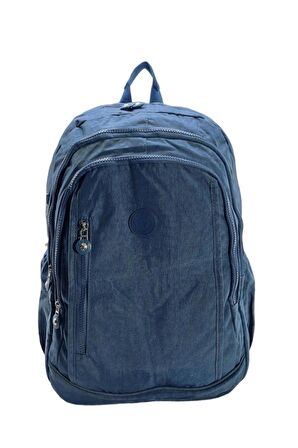  Klinkır Kadın Sırt Çantası Büyük Boy Yağmur Geçirmez Hafif Kumaş Çok Cepli Kadın Okul Sırt Çantası 45 Cm