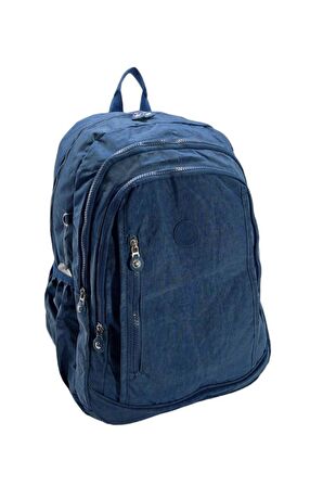  Klinkır Kadın Sırt Çantası Büyük Boy Yağmur Geçirmez Hafif Kumaş Çok Cepli Kadın Okul Sırt Çantası 45 Cm