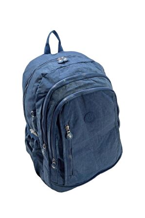  Klinkır Kadın Sırt Çantası Büyük Boy Yağmur Geçirmez Hafif Kumaş Çok Cepli Kadın Okul Sırt Çantası 45 Cm