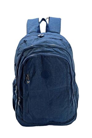  Klinkır Kadın Sırt Çantası Büyük Boy Yağmur Geçirmez Hafif Kumaş Çok Cepli Kadın Okul Sırt Çantası 45 Cm