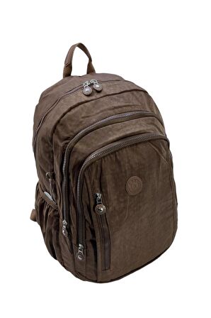  Klinkır Kadın Sırt Çantası Büyük Boy Yağmur Geçirmez Hafif Kumaş Çok Cepli Kadın Okul Sırt Çantası 45 Cm