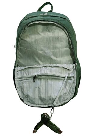  Klinkır Bayan Sırt Çantası Büyük Boy Yağmur Geçirmez Hafif Kumaş Çok Cepli Kadın Okul Sırt Çantası 45 Cm