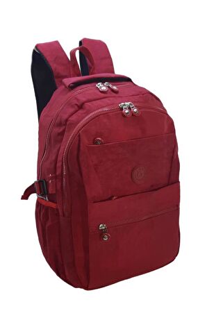 Çok Cepli Hafif Klinkır Kumaş Okul Sırt Çantası Unisex Çanta