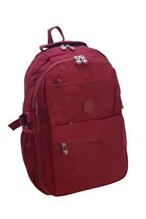 Çok Cepli Hafif Klinkır Kumaş Okul Sırt Çantası Unisex Çanta