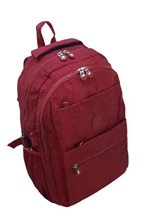 Çok Cepli Hafif Klinkır Kumaş Okul Sırt Çantası Unisex Çanta