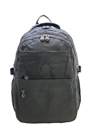 Çok Cepli Hafif Klinkır Kumaş Okul Sırt Çantası Unisex Çanta