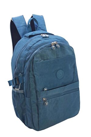 Çok Cepli Hafif Klinkır Kumaş Okul Sırt Çantası Unisex Çanta