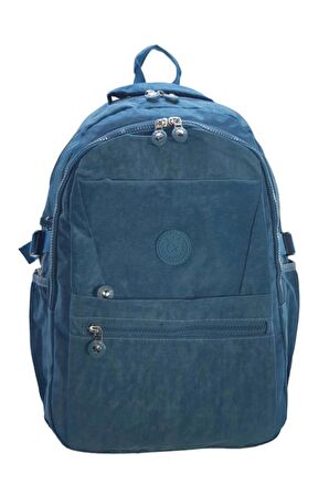 Çok Cepli Hafif Klinkır Kumaş Okul Sırt Çantası Unisex Çanta