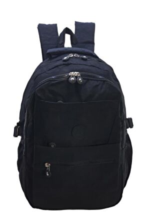 Çok Cepli Hafif Klinkır Kumaş Okul Sırt Çantası Unisex Çanta