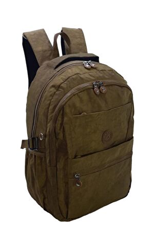 Çok Cepli Hafif Klinkır Kumaş Okul Sırt Çantası Unisex Çanta