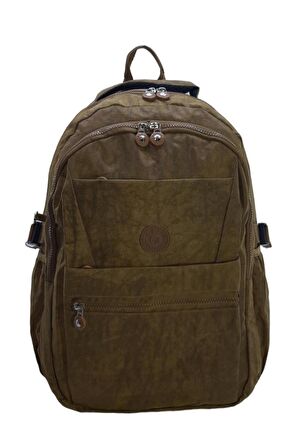 Çok Cepli Hafif Klinkır Kumaş Okul Sırt Çantası Unisex Çanta