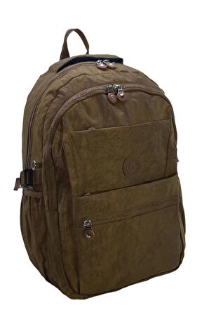 Çok Cepli Hafif Klinkır Kumaş Okul Sırt Çantası Unisex Çanta