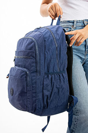 571 Collection Okul Çantası Çok Cepli Yağmur Geçirmez Klinkır Kumaş