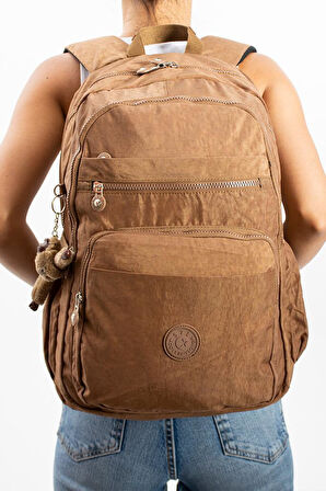 571 Collection Okul Çantası Çok Cepli Yağmur Geçirmez Klinkır Kumaş