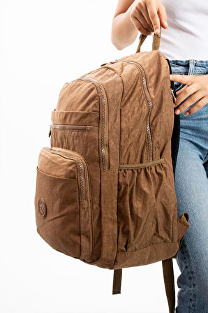 571 Collection Okul Çantası Çok Cepli Yağmur Geçirmez Klinkır Kumaş