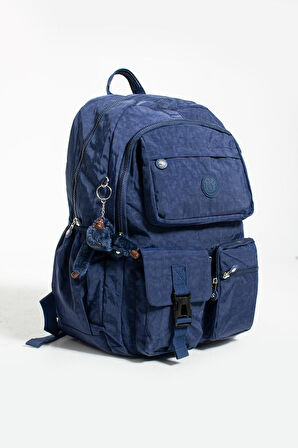 571 Collection Klinkır Sırt Çantası Çok Cepli 45*30 Cm Büyük Boy Lise Üniversite Çantası