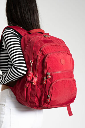 571 Collection Okul Sırt Çantası Lise Üniversite İlköğretim Çantası 45*30 Cm Hafif Klinkır Kumaş