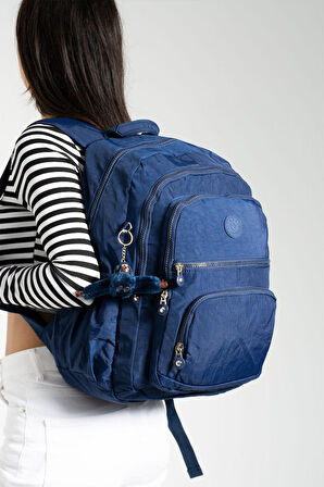 571 Collection Okul Sırt Çantası Lise Üniversite İlköğretim Çantası 45*30 Cm Hafif Klinkır Kumaş