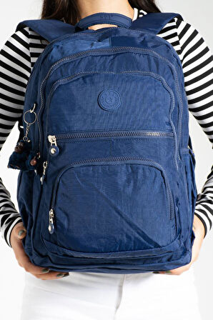 571 Collection Okul Sırt Çantası Lise Üniversite İlköğretim Çantası 45*30 Cm Hafif Klinkır Kumaş