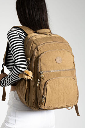 571 Collection Okul Sırt Çantası Lise Üniversite İlköğretim Çantası 45*30 Cm Hafif Klinkır Kumaş