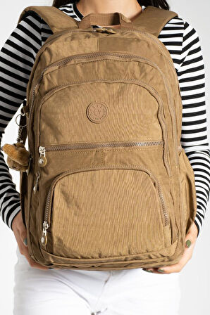 571 Collection Okul Sırt Çantası Lise Üniversite İlköğretim Çantası 45*30 Cm Hafif Klinkır Kumaş