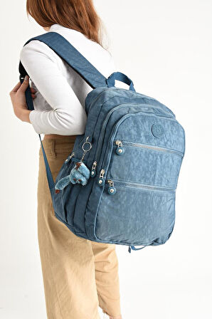 Okul Sırt Çantası Klinkır Kumaş Hafif Çok Cepli 571 Collection 45*30 Cm