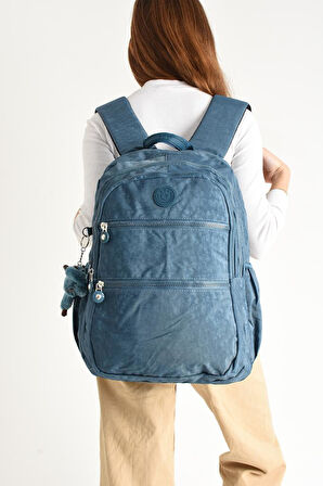 Okul Sırt Çantası Klinkır Kumaş Hafif Çok Cepli 571 Collection 45*30 Cm