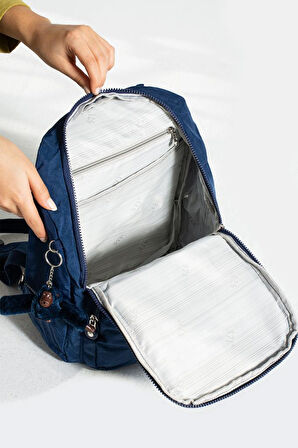 Kadın Günlük Sırt Çantası Önde Sırt Çantası Kapaklı Model 37*27 Cm 