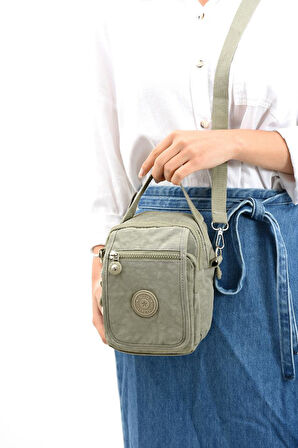 571 Collection Klinkır Kumaş Unisex Postacı Çanta Elde Tutma Çapraz Askılı Omuz Çantası 20*12 Cm
