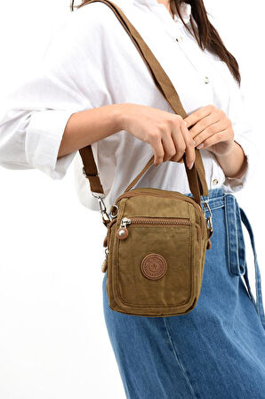571 Collection Klinkır Kumaş Unisex Postacı Çanta Elde Tutma Çapraz Askılı Omuz Çantası 20*12 Cm