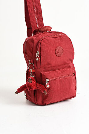 Body Bag Göğüs Çantası Çok Cepli Hafif Klinkır Kumaş Unisex Bady Bag Sırt Çantası 30*20 Cm 