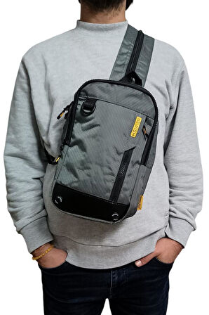 Body Bag Çanta Erkek Göğüs Sırt Çantası Fonksiyonel Kullanım BadyBag 30*17 Cm 