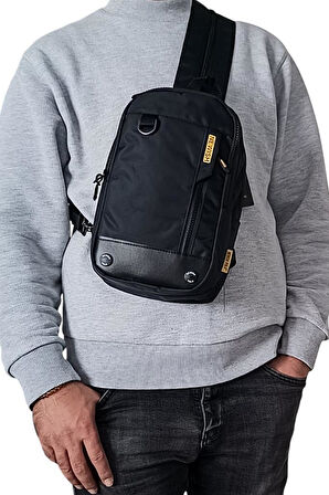 Body Bag Çanta Erkek Göğüs Sırt Çantası Fonksiyonel Kullanım BadyBag 30*17 Cm 