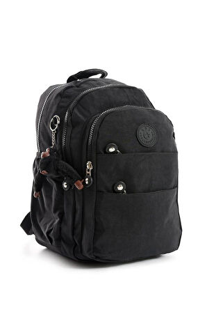 Kadın Sırt Çantası Çok Cepli 30*25 Cm Hafif Klinkır Kumaş Spor Seyahat Çantası Su İtici Kumaş