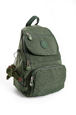 Kadın Sırt Çantası Kapaklı Model 30*25 Cm Hafif Klinkır Kumaş Spor Çantası Günlük Kadın Çantası