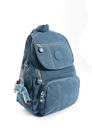 Kadın Sırt Çantası Kapaklı Model 30*25 Cm Hafif Klinkır Kumaş Spor Çantası Günlük Bayan Çantası