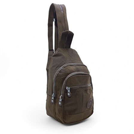 Body Bag Göğüs Çantası Klinkır Kumaş Çok Cepli 30*18 Cm Bady Bag Sırt Çantası Hafif Kumaş 