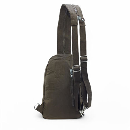 Body Bag Göğüs Çantası Klinkır Kumaş Çok Cepli 30*18 Cm Bady Bag Sırt Çantası Hafif Kumaş 