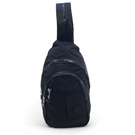 Body Bag Göğüs Çantası Klinkır Kumaş Çok Cepli 30*18 Cm Bady Bag Sırt Çantası Hafif Kumaş 