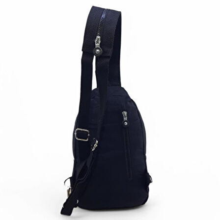Body Bag Göğüs Çantası Klinkır Kumaş Çok Cepli 30*18 Cm Bady Bag Sırt Çantası Hafif Kumaş 