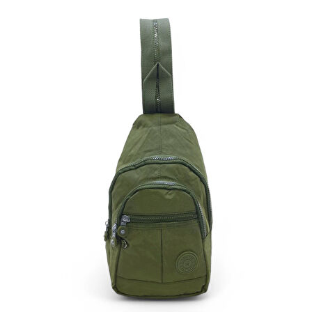Body Bag Göğüs Çantası Klinkır Kumaş Çok Cepli 30*18 Cm Bady Bag Sırt Çantası Hafif Kumaş 
