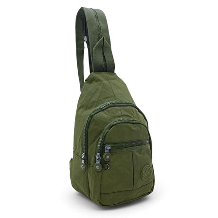 Body Bag Göğüs Çantası Klinkır Kumaş Çok Cepli 30*18 Cm Bady Bag Sırt Çantası Hafif Kumaş 
