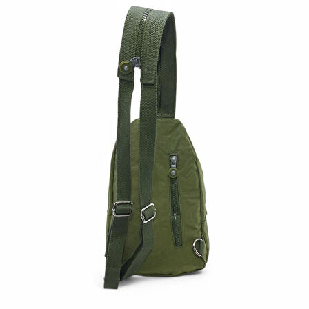 Body Bag Göğüs Çantası Klinkır Kumaş Çok Cepli 30*18 Cm Bady Bag Sırt Çantası Hafif Kumaş 