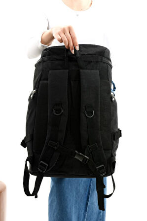 Unisex Dağcı Çantası Kamp Çantası Seyahat Çantası Hafif Klinkır Kumaş Outdoor Çanta 50*30 Cm